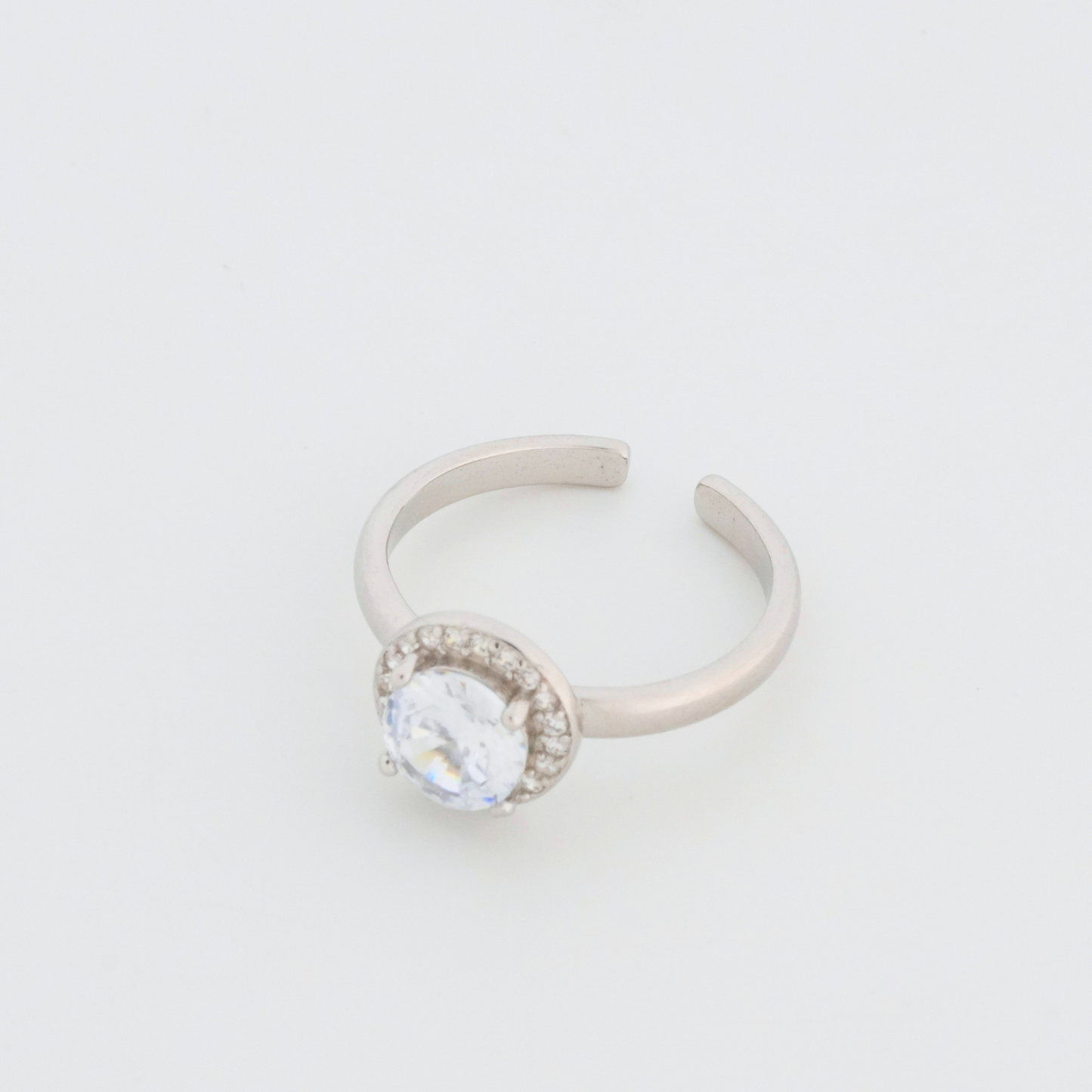 Opulence Rhodium Toe Rings