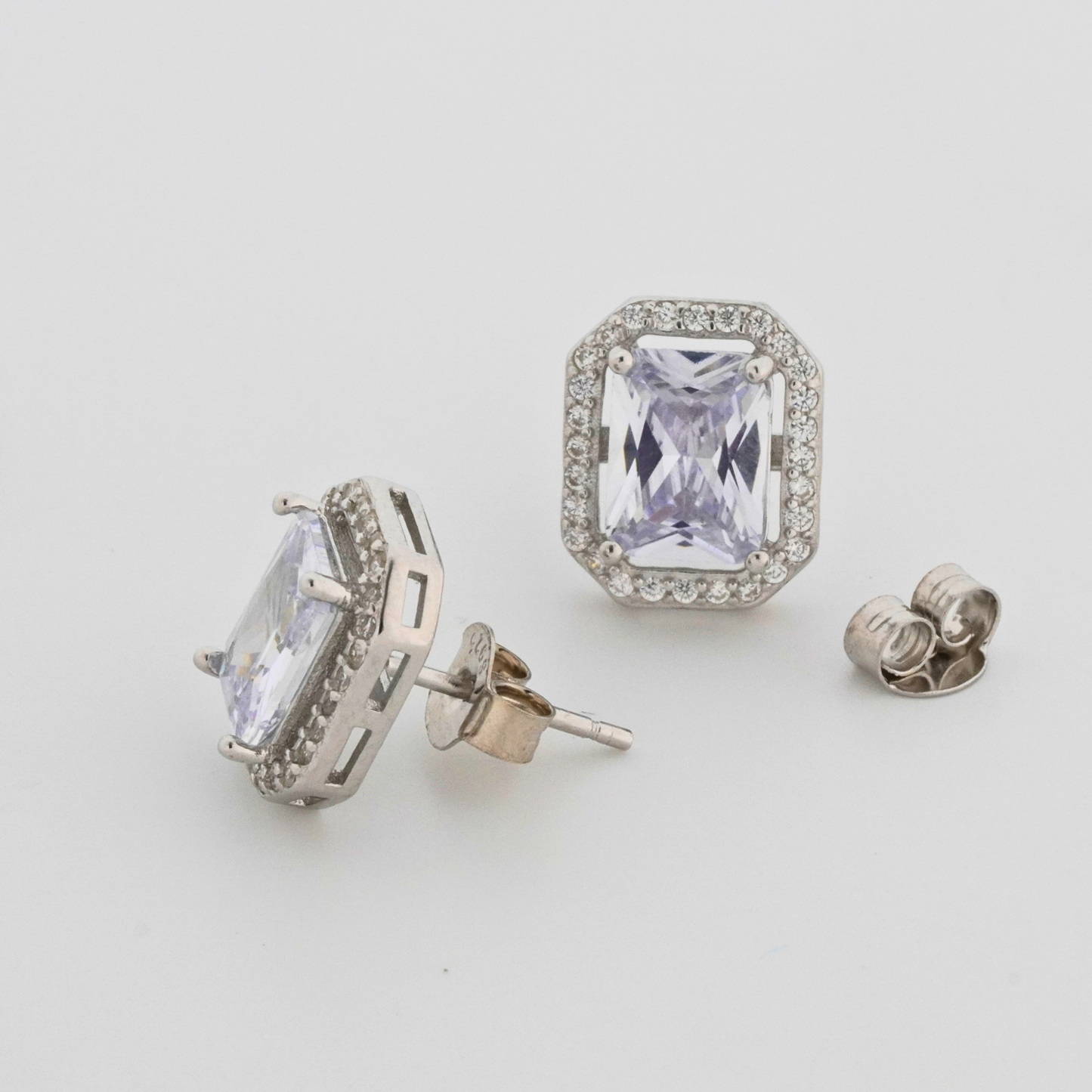 Virelle Rhodium Earrings
