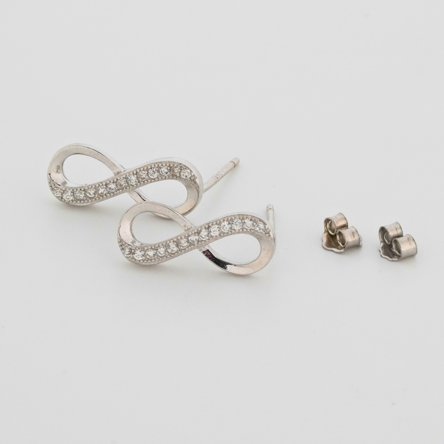 Eternal Rhodium Earrings
