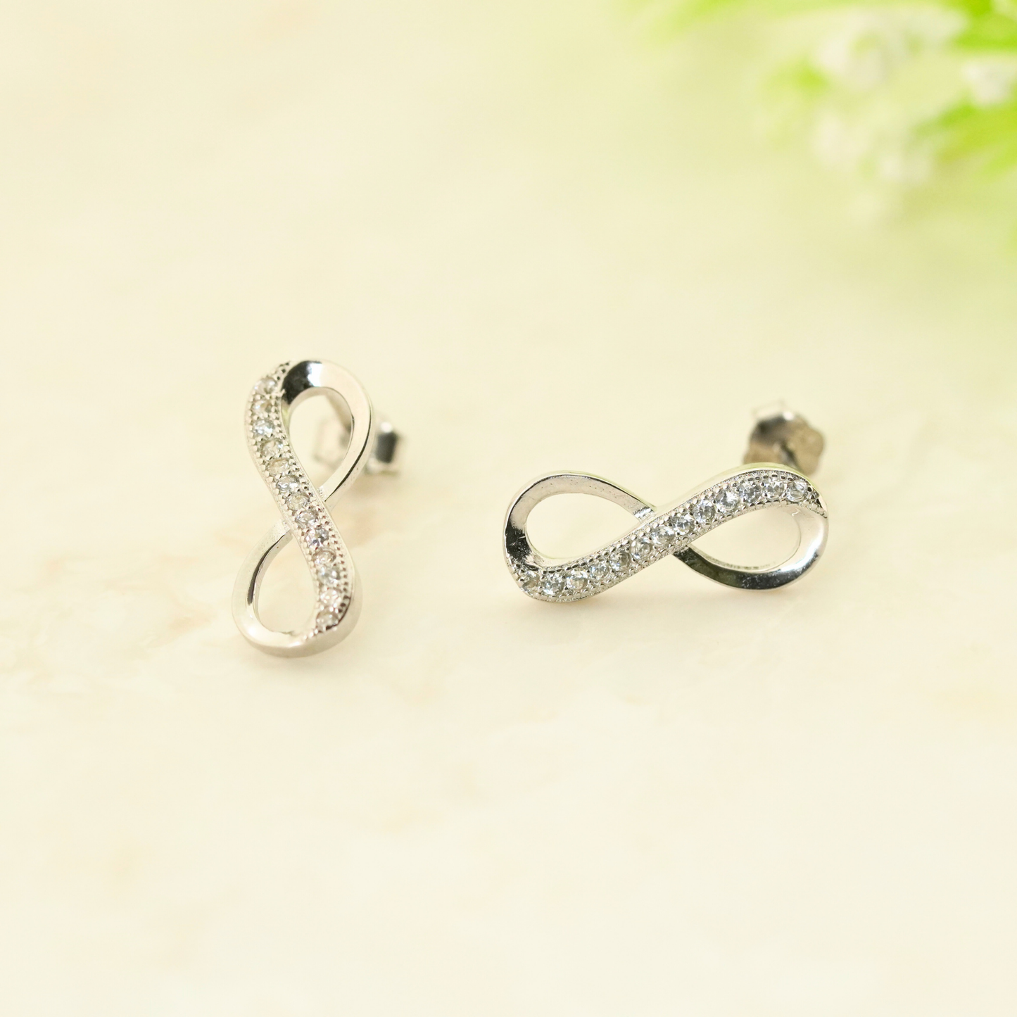 Eternal Rhodium Earrings