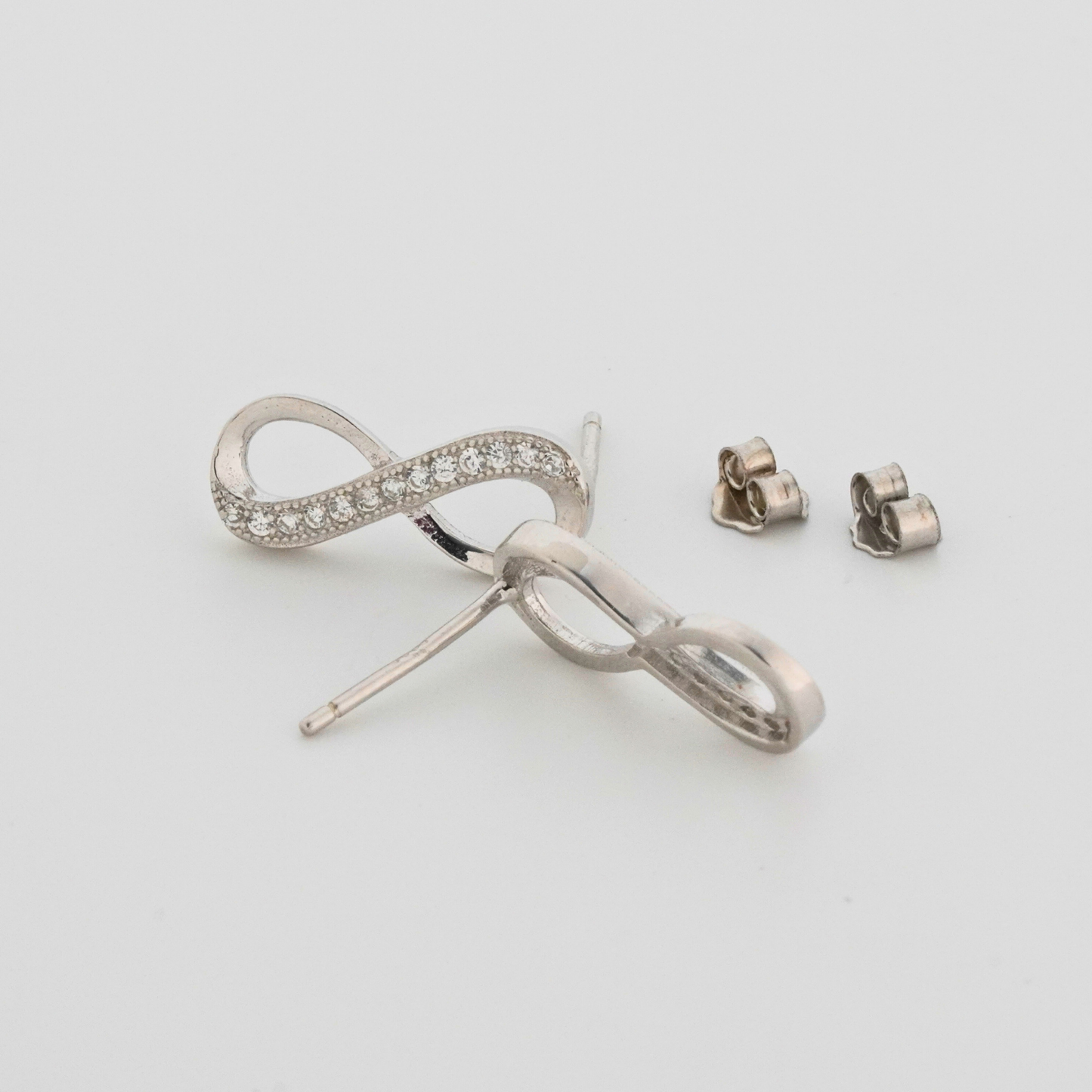 Eternal Rhodium Earrings