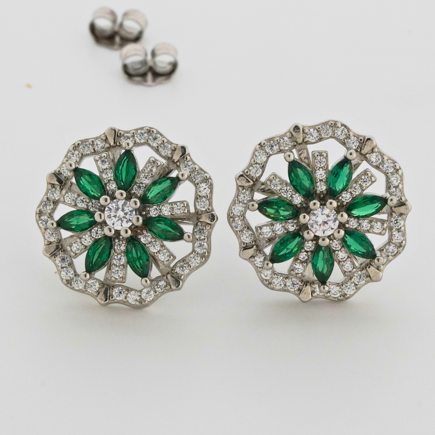 Spira Rhodium Earrings