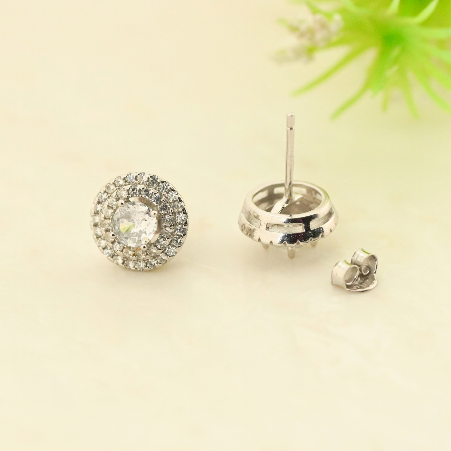 Alure Rhodium Earrings