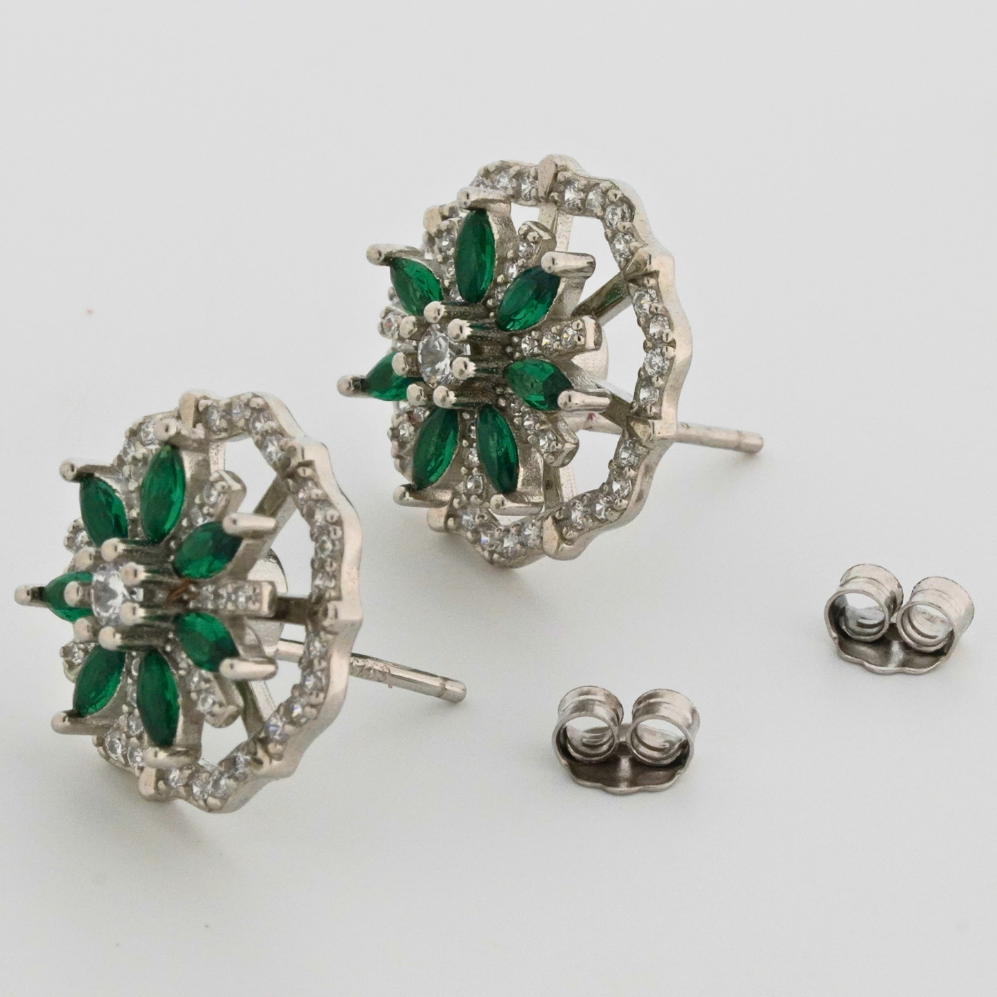 Spira Rhodium Earrings