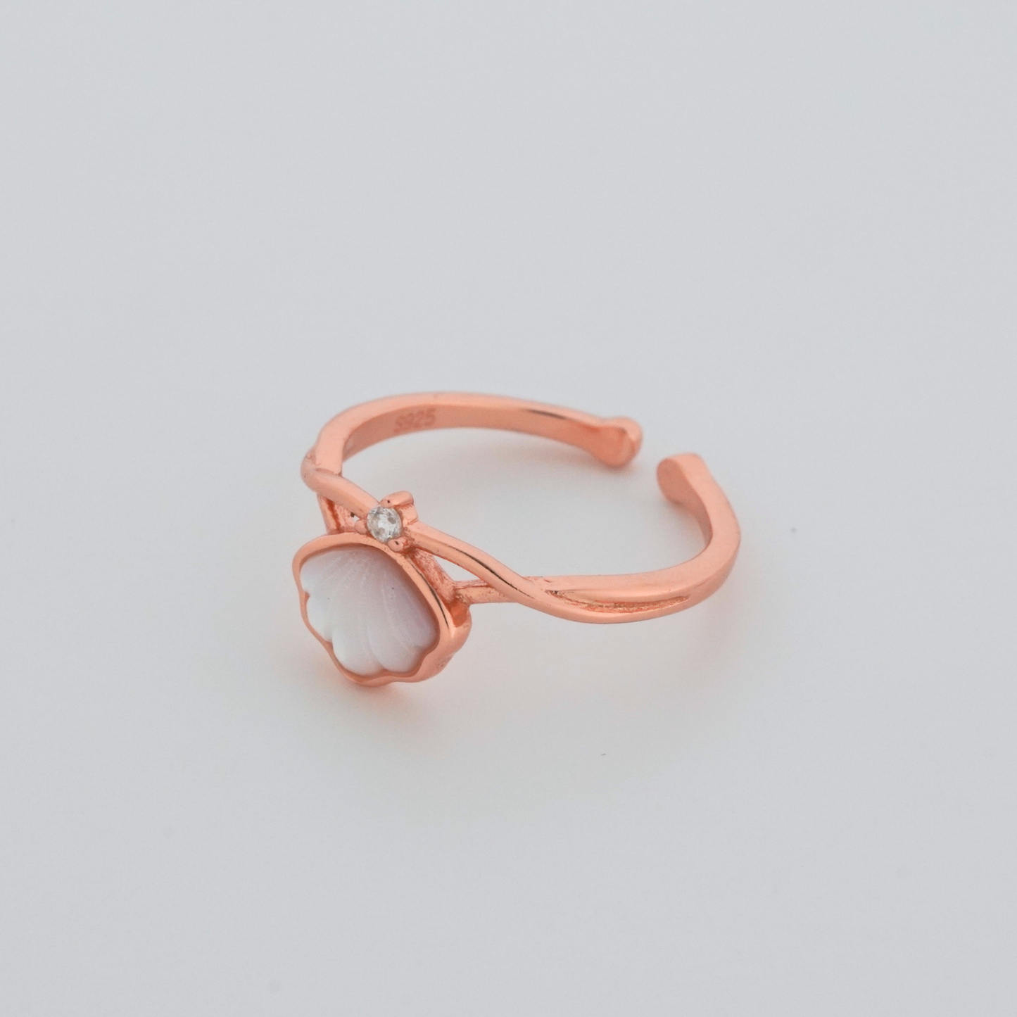 Oyester Rose Gold Toe Rings