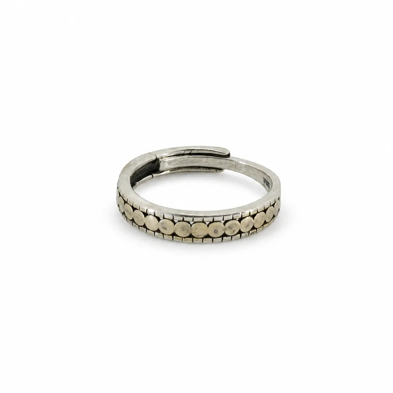 Commute Oxidised Adjustable Ring for Women 3