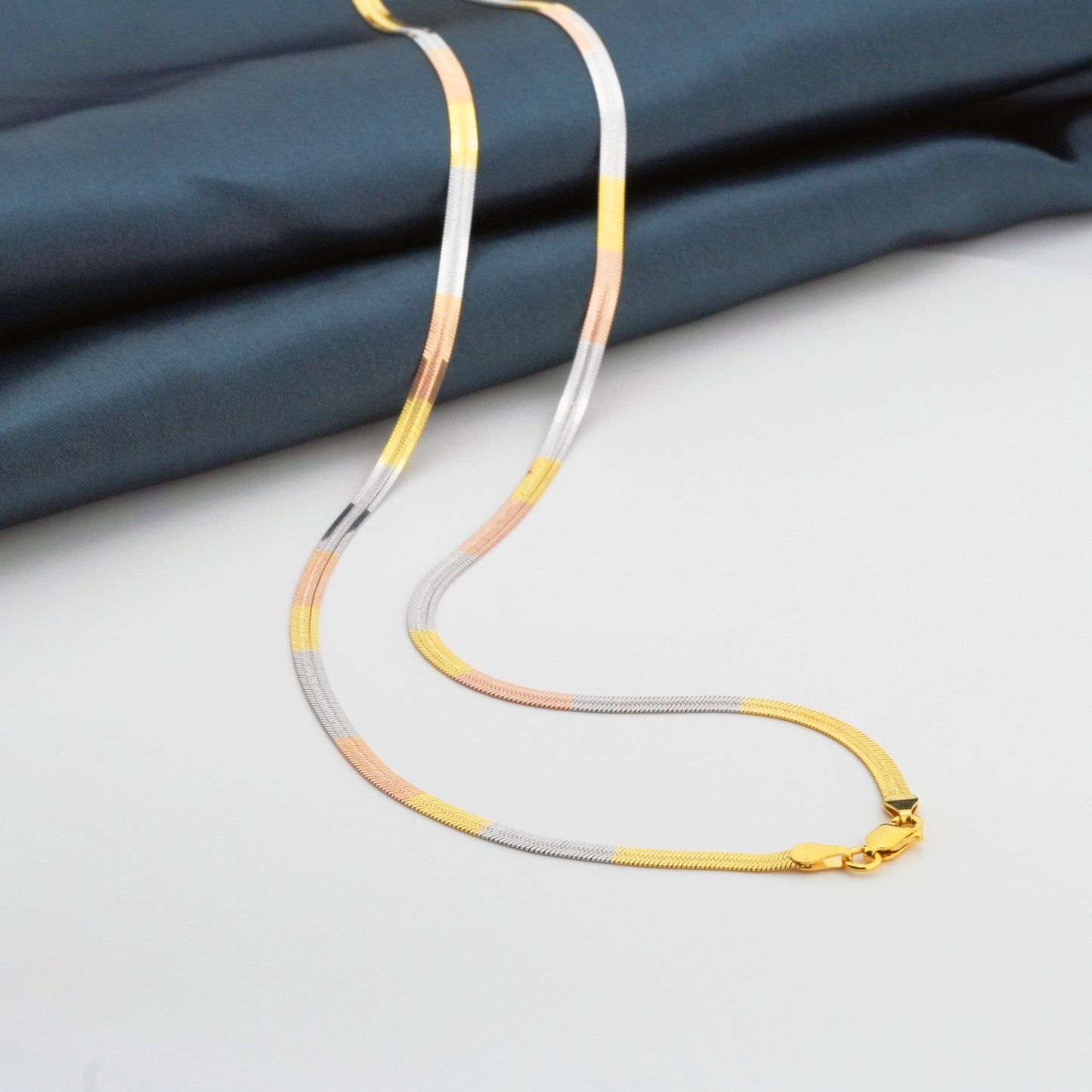Trinity Minimal Tricolor Anklet