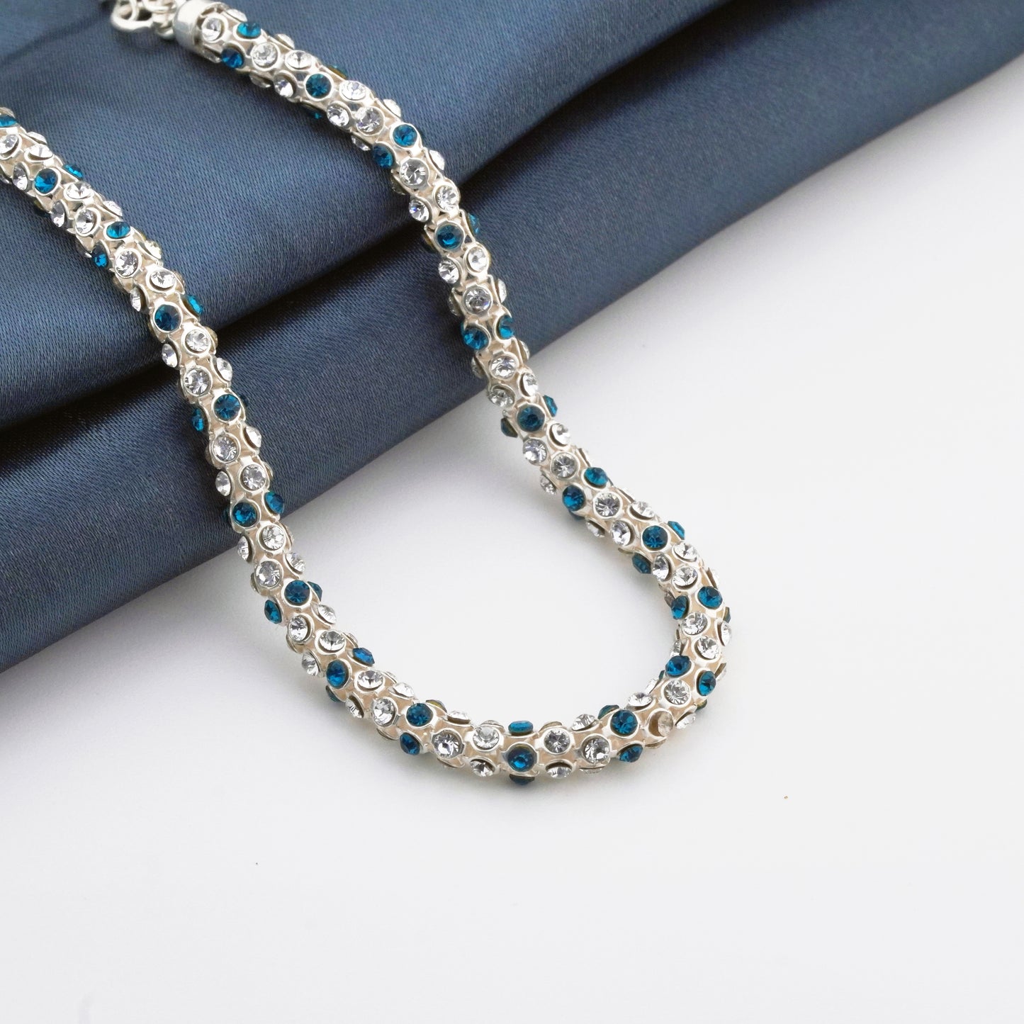 Starlit Zirconia Minimal Anklet