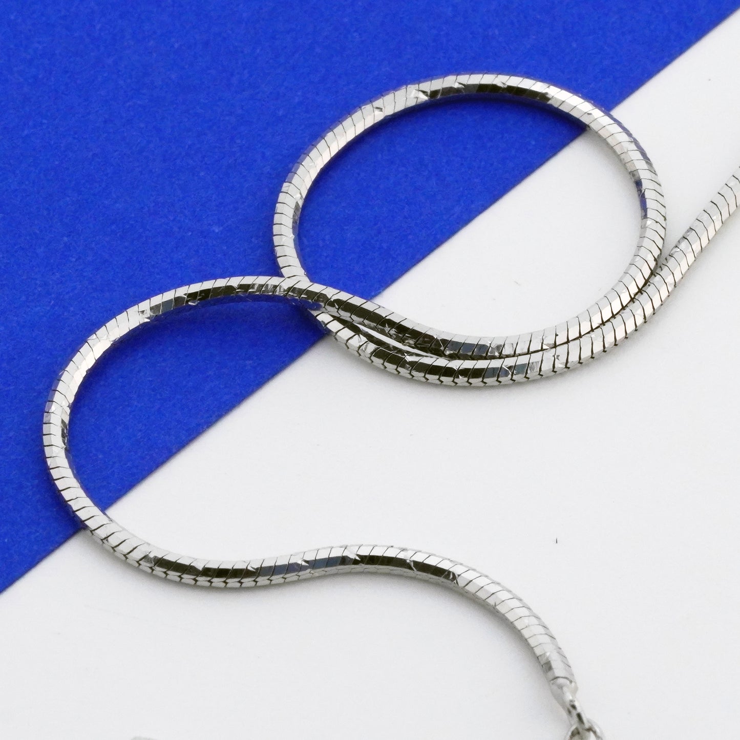 Subtlety Minimal Rhodium Anklet