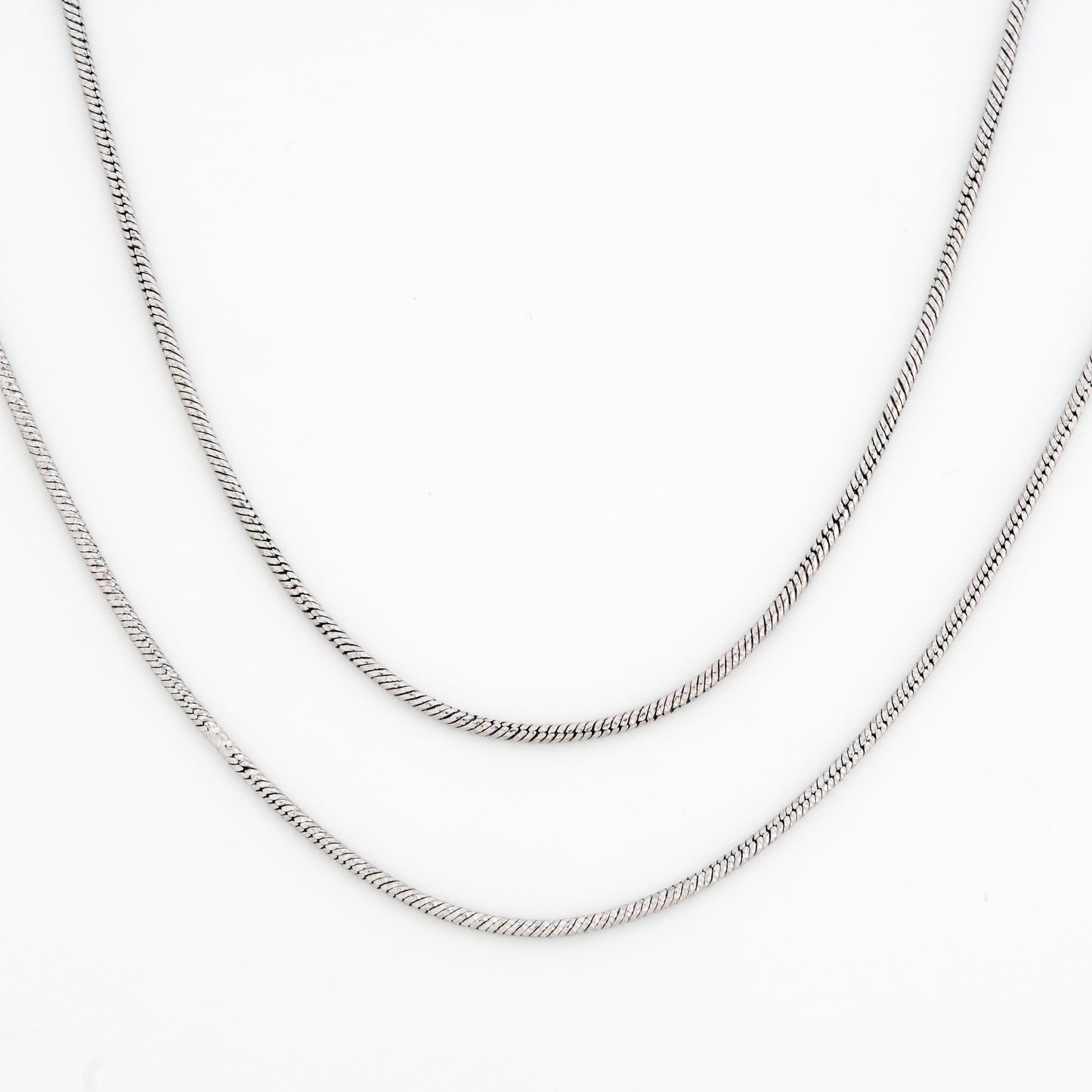 Shimmer Minimal Rhodium Anklet