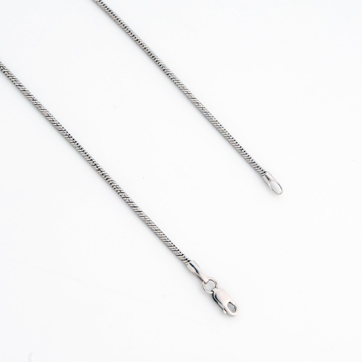 Shimmer Minimal Rhodium Anklet