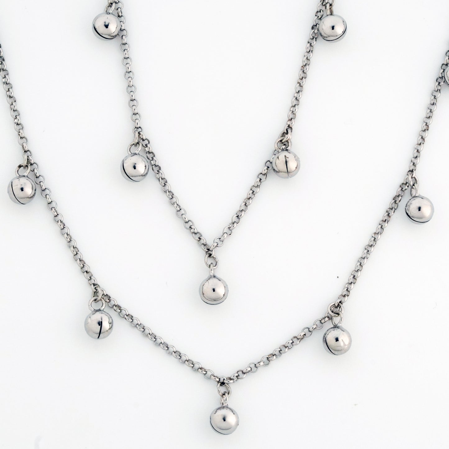 Jingle Rhodium Anklet