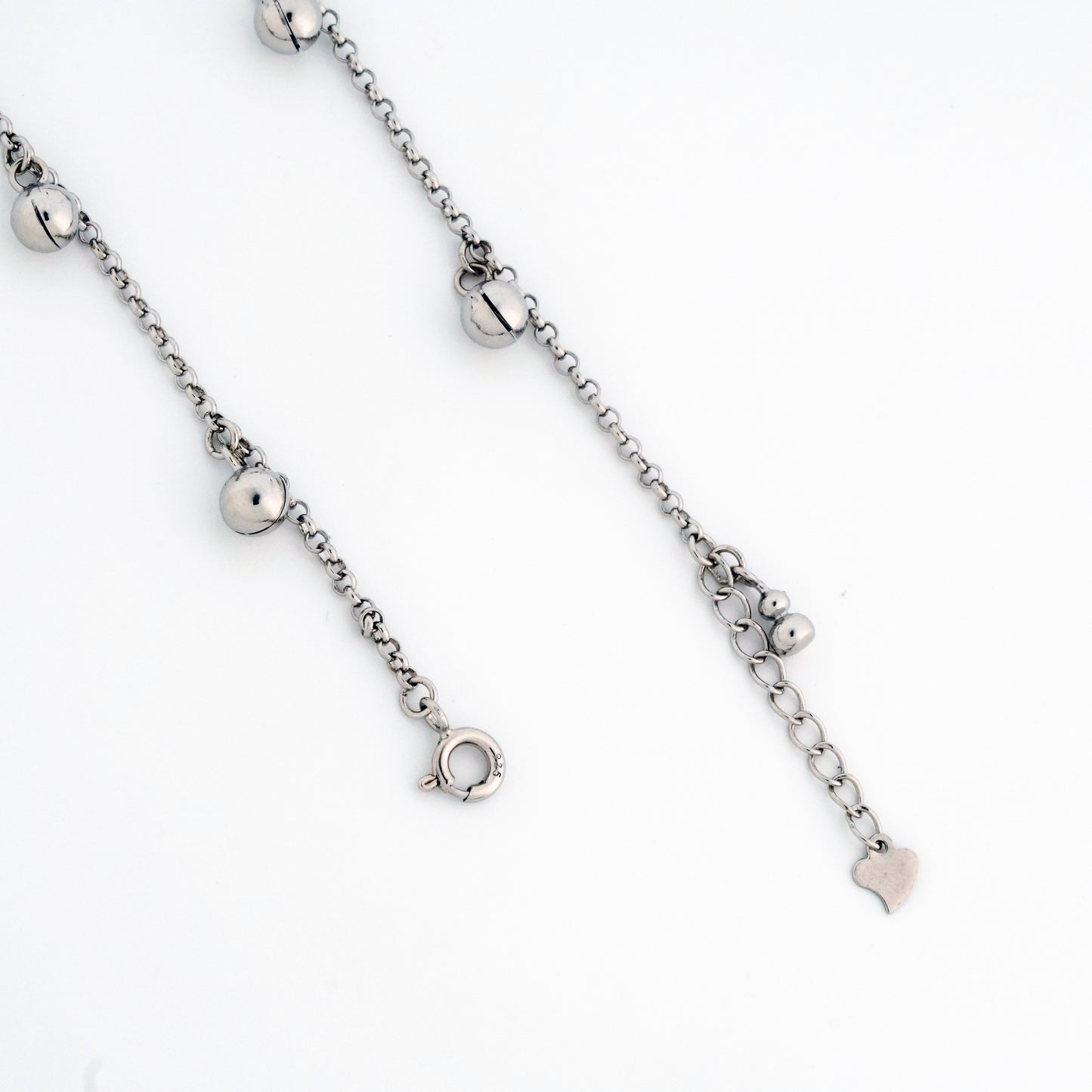 Jingle Rhodium Anklet