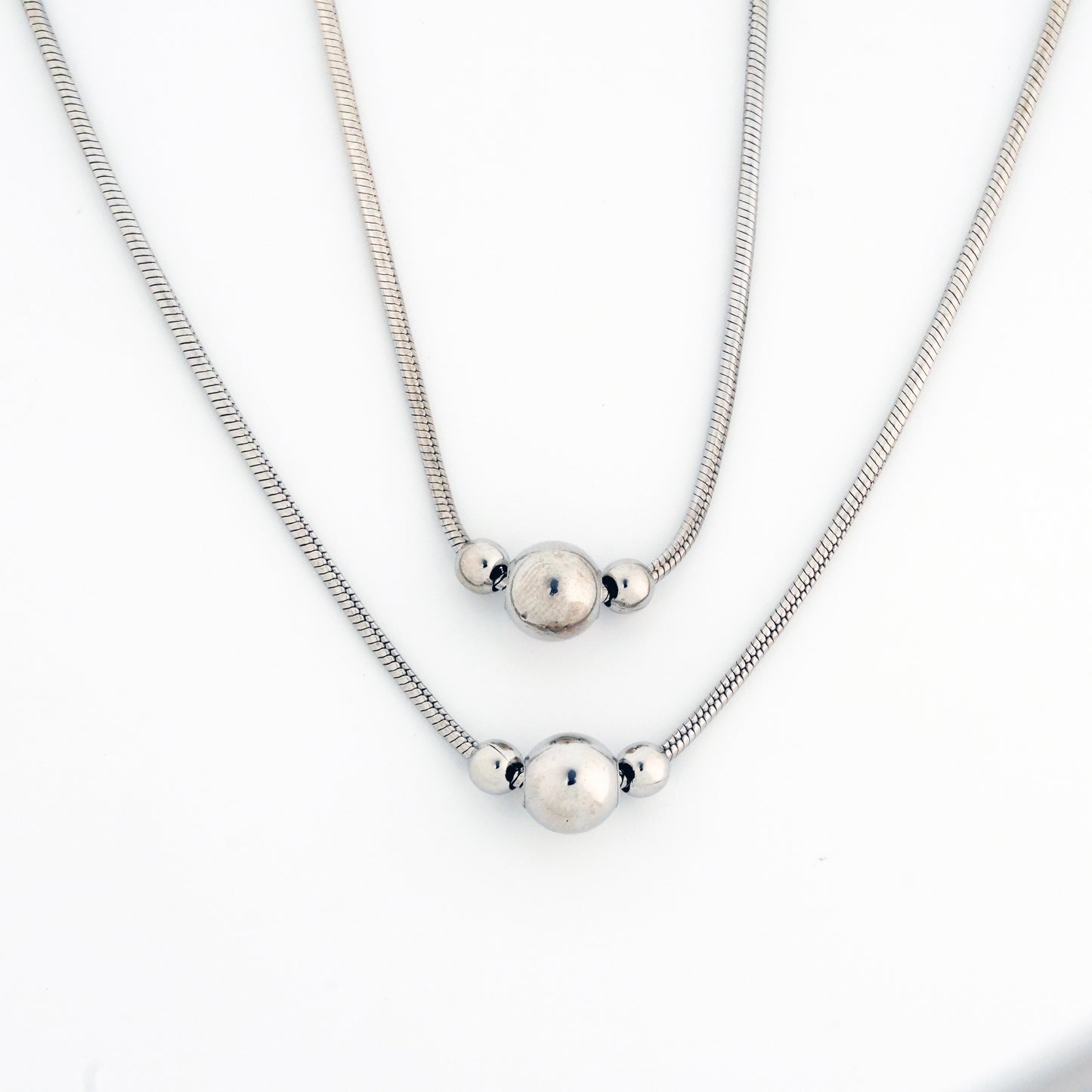 Selene Rhodium Anklet