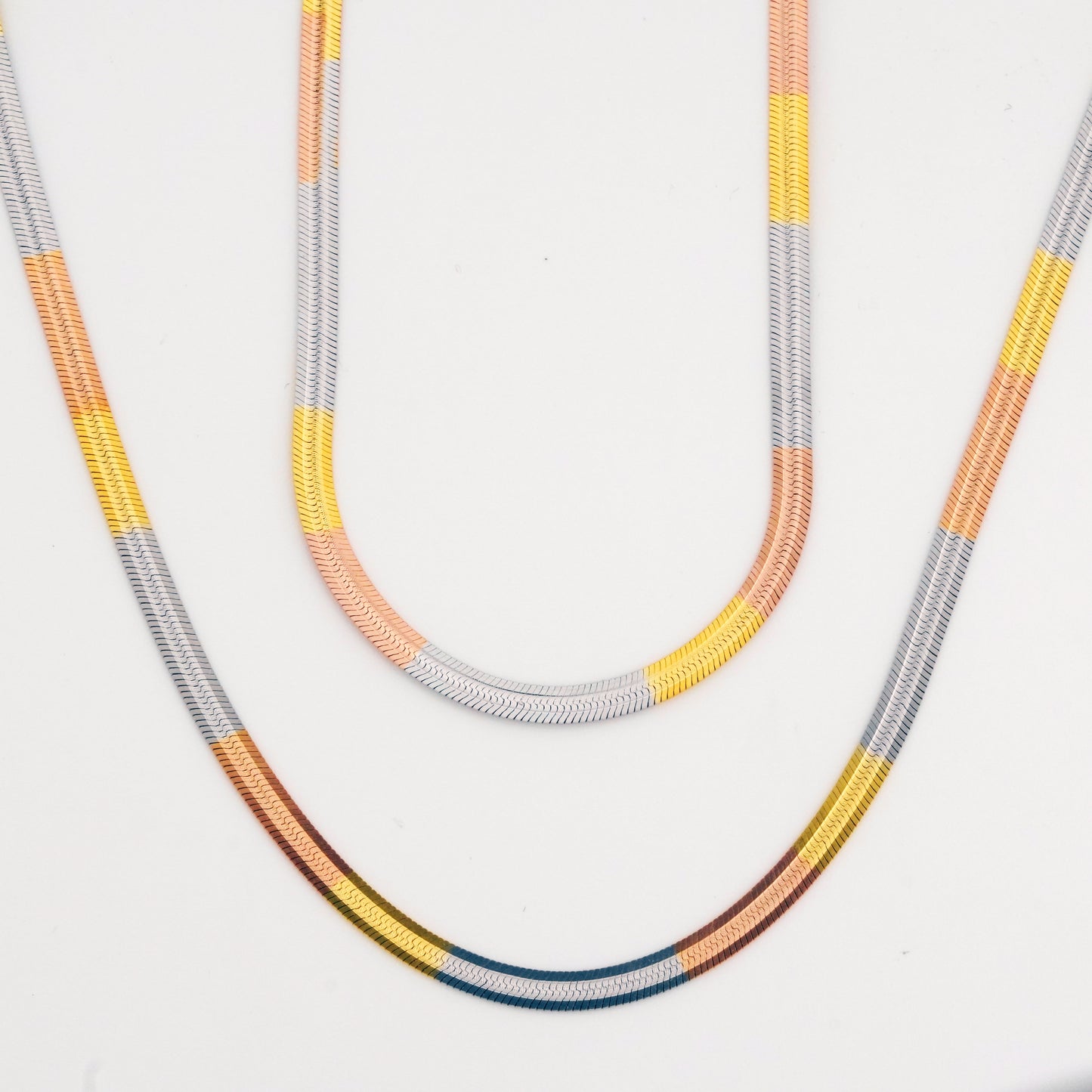 Trinity Minimal Tricolor Anklet