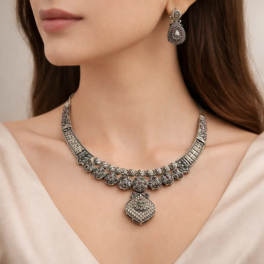 Envia Antique Oxidized Necklace Set 2