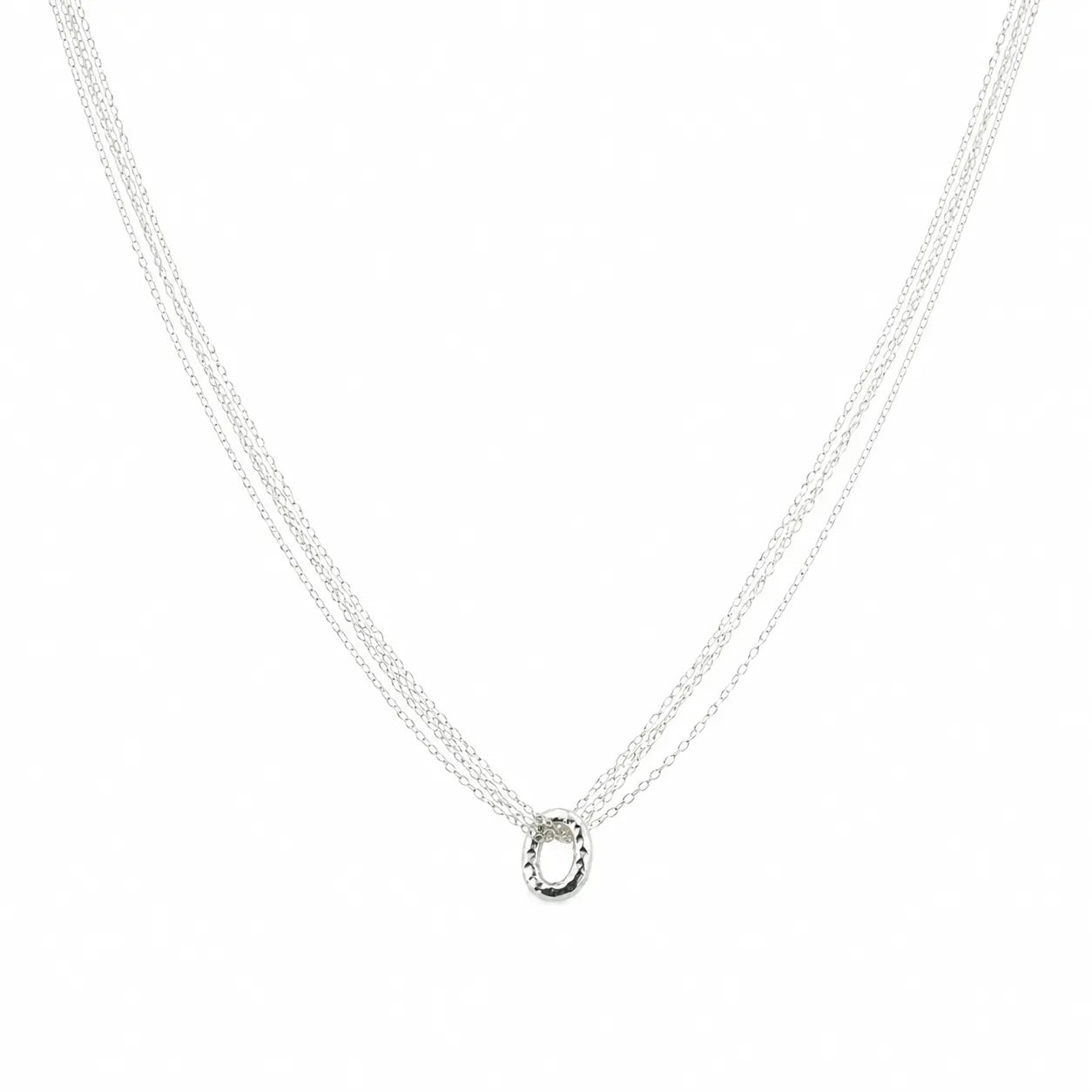 Hoop n' Bunch Silver Necklace 3