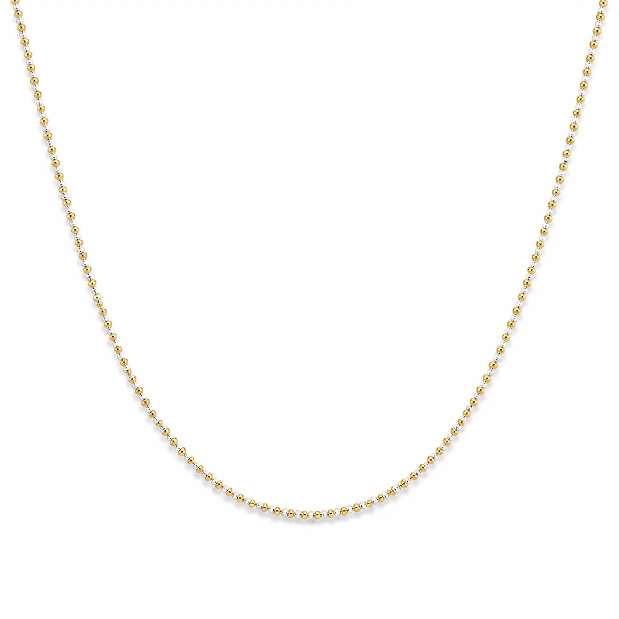 Luxe Rosary Gold & Rhodium Necklace 3