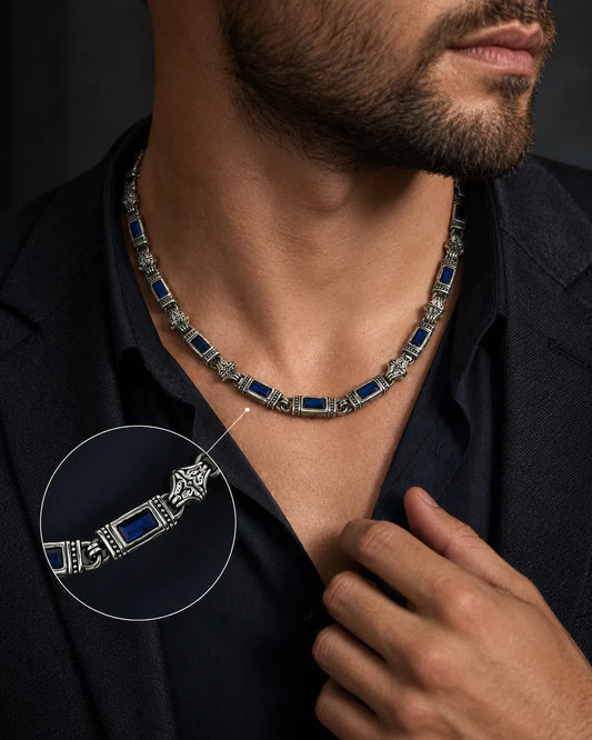 Mariner Sapphiro Oxidised Chain for Men 2