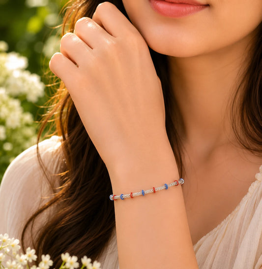 Merry Hoops Silver Bracelet for Women 2