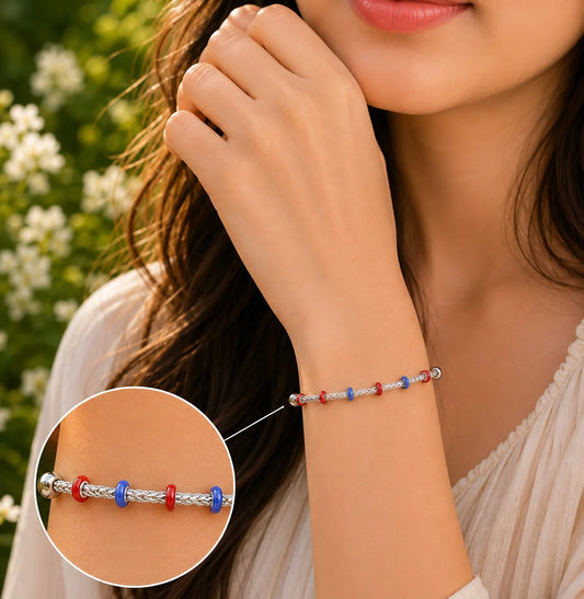 Merry Hoops Silver Bracelet for Women 2