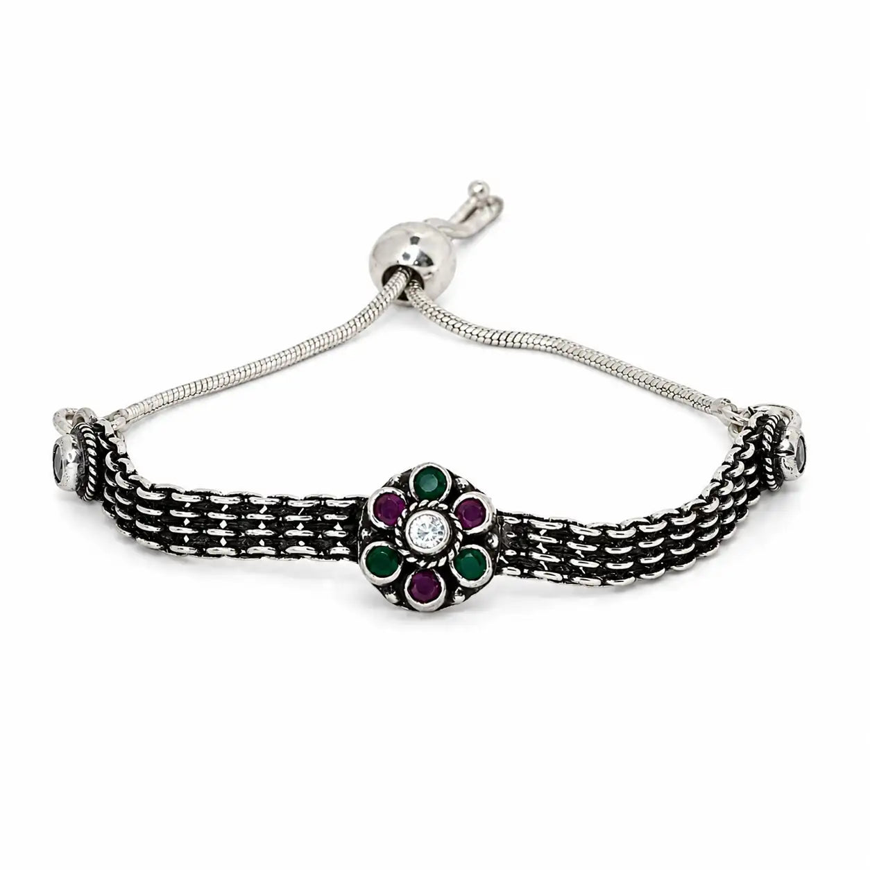 Miraki Adjustable Oxidised Bracelet for Women 3