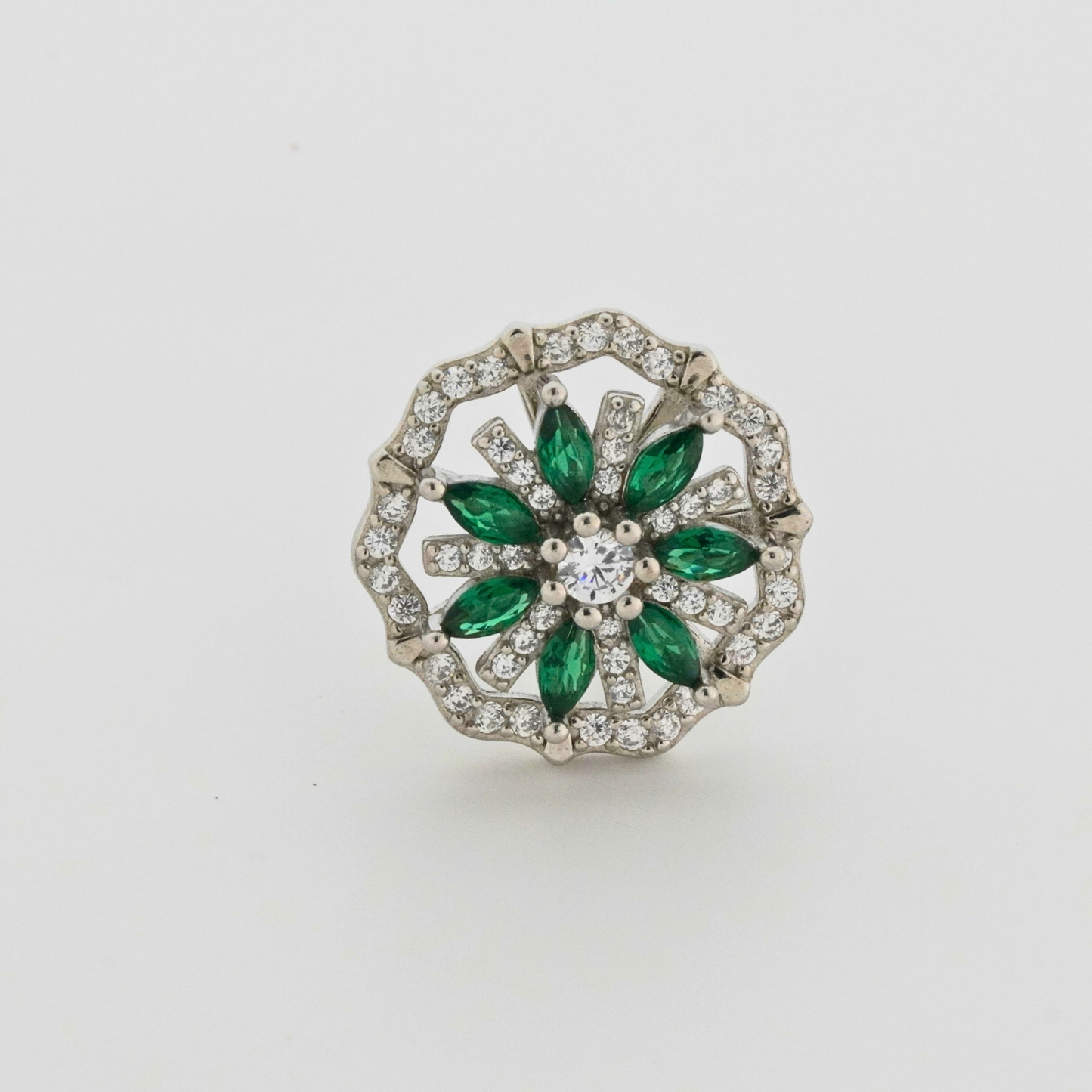 Spira Rhodium Earrings 7