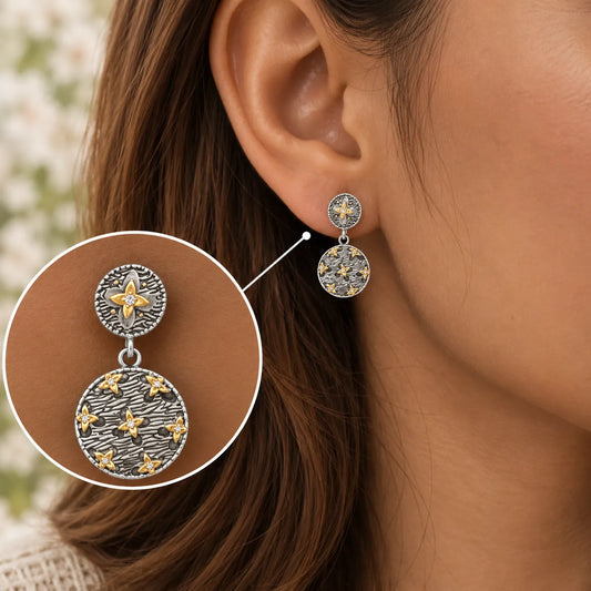 Starborn Rhodium Earrings 2