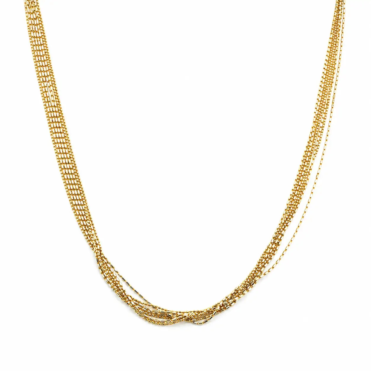 The Luxury Bunch Gold Plated & Rhodium Necklace 3