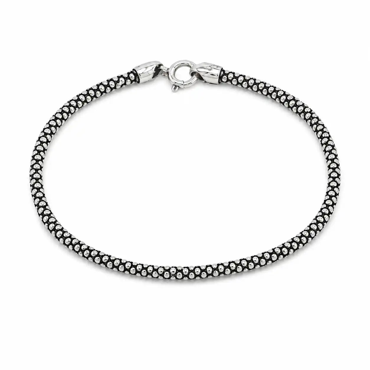Truecore Oxidised Sliver Bracelet for Women 3