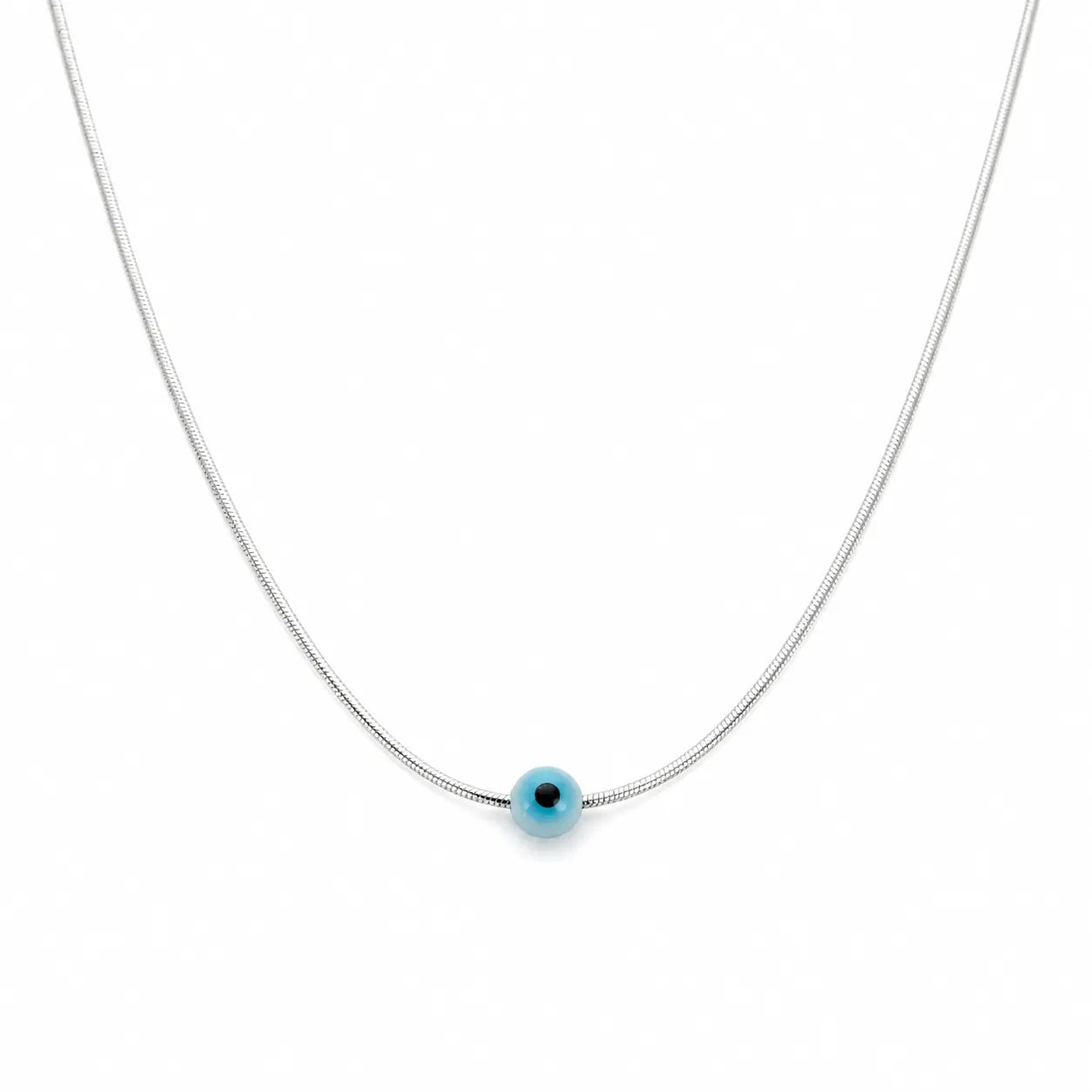White Guardian Evil Eye Necklace 3