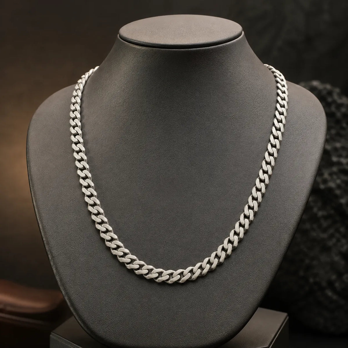 Indomitable Signature Cuban Matte Chain for Men