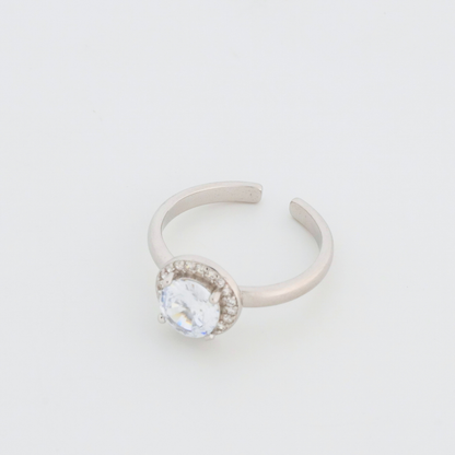 Opulence Rhodium Toe Rings