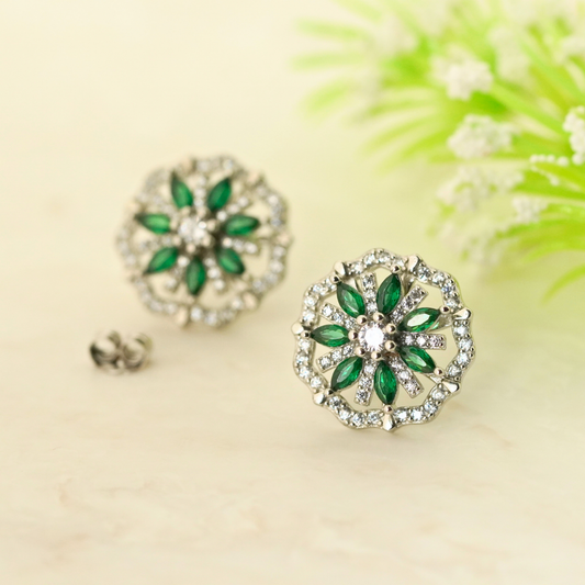 Spira Rhodium Earrings