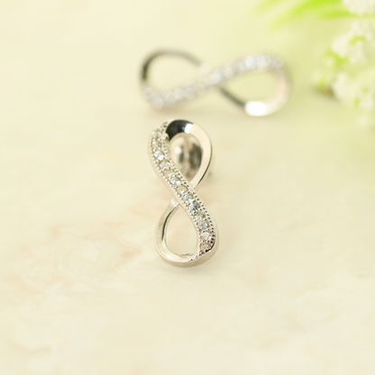 Eternal Rhodium Earrings