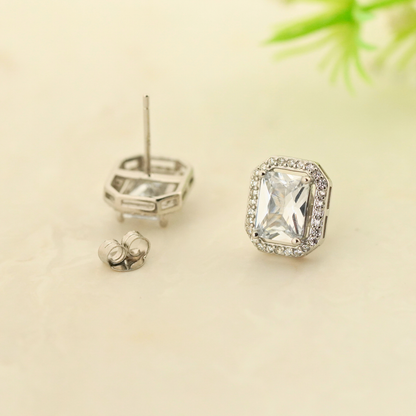 Virelle Rhodium Earrings