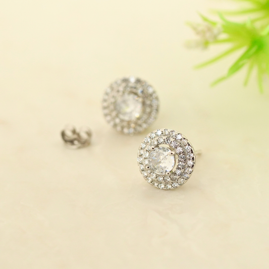 Alure Rhodium Earrings
