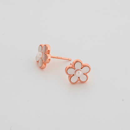 Flora Rose Gold Earrings