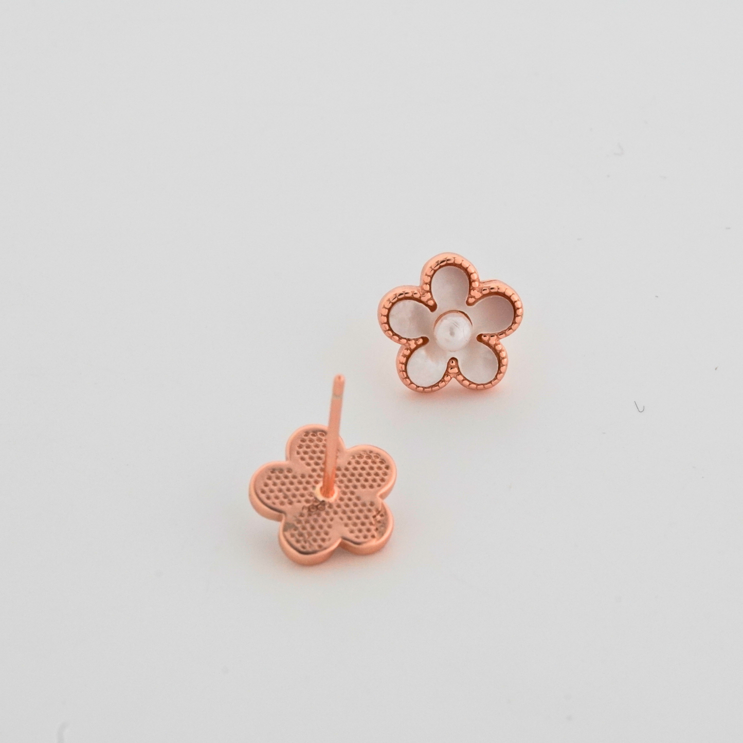 Flora Rose Gold Earrings