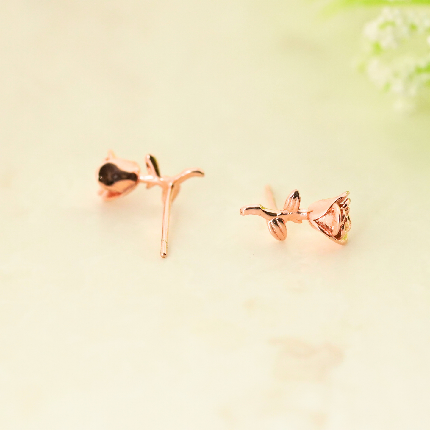 Roseveil Rhodium & Rose Gold Earrings