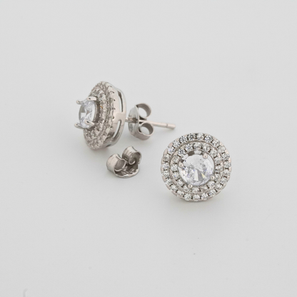 Alure Rhodium Earrings