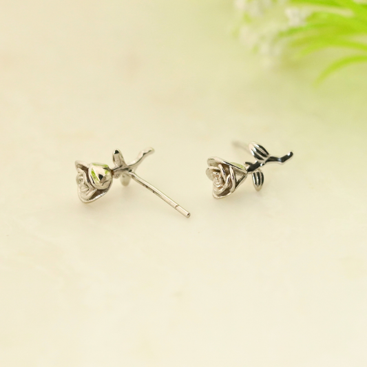 Roseveil Rhodium Earrings
