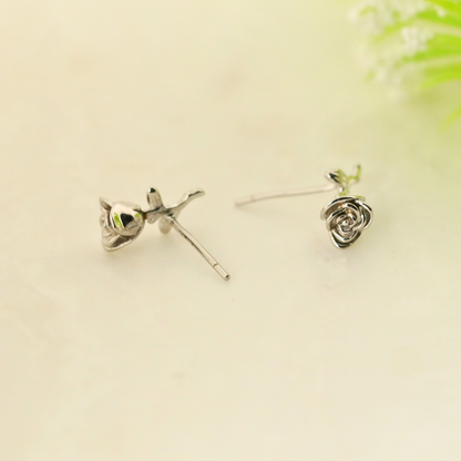 Roseveil Rhodium Earrings