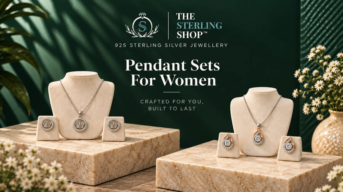 Silver Pendant Sets For Women