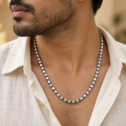 Abstract Matte Chain for Men 2