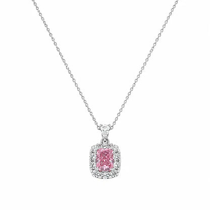 Affinity Sakura Studded Rhodium Necklace 4