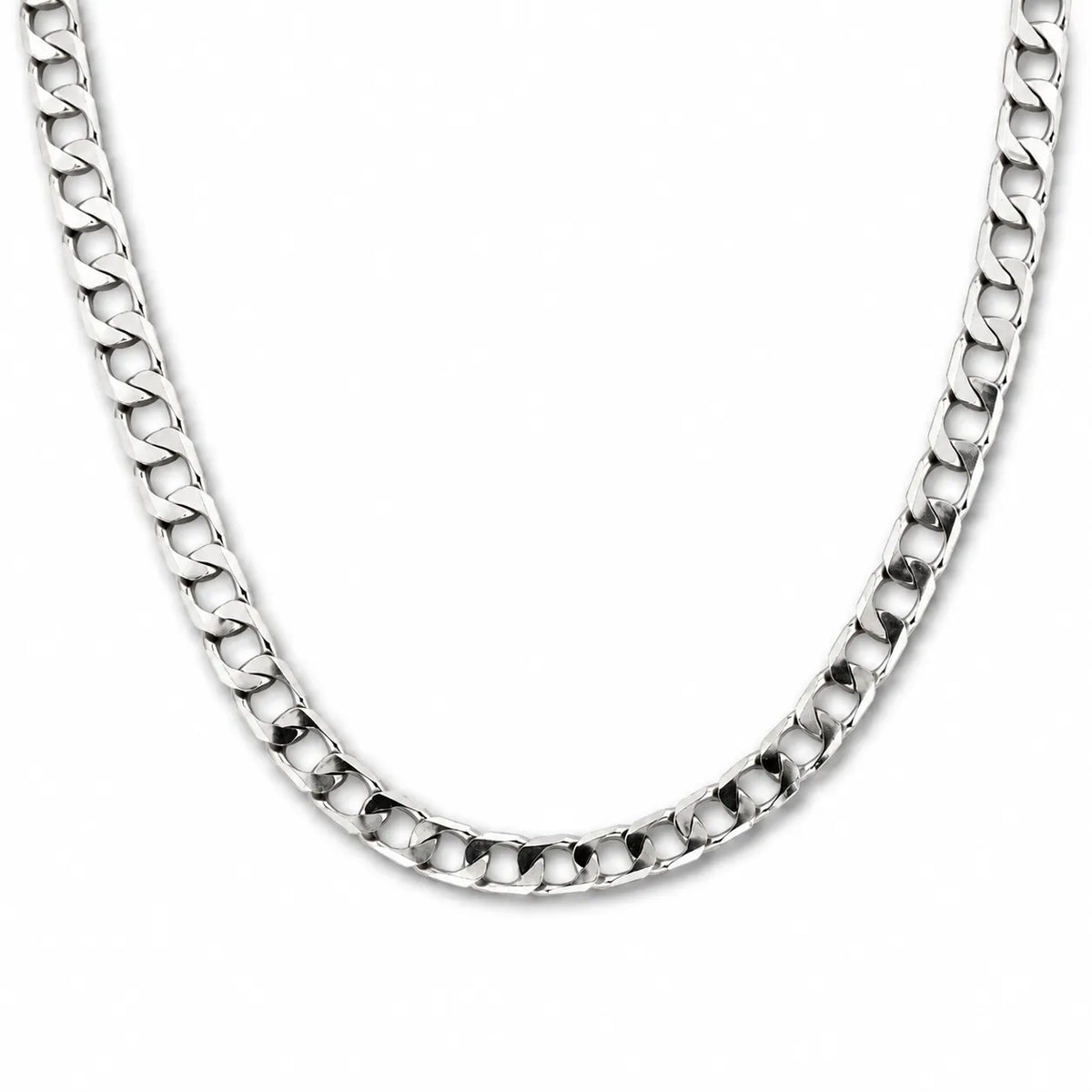 Aviator Rhodium Plated Chain for Men 4