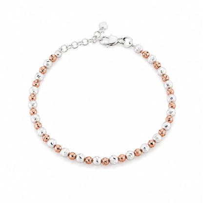 Brilliance Rose Gold & Rhodium Bracelet for Women 3