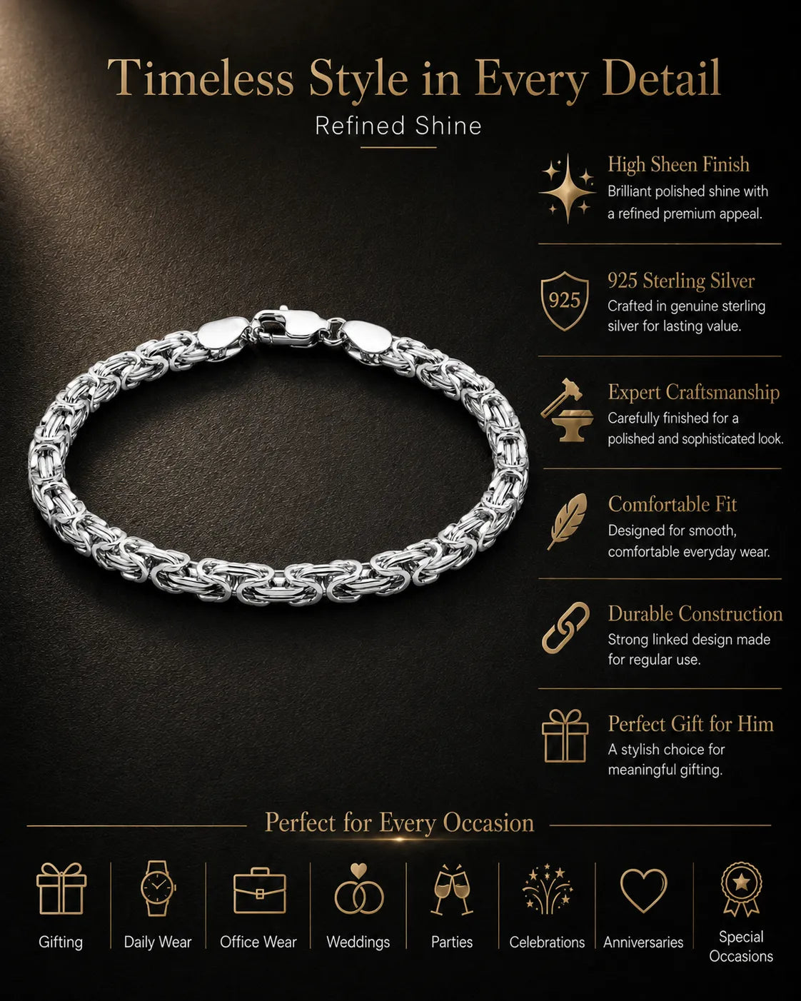 Byzantine Bracelet for Men 3