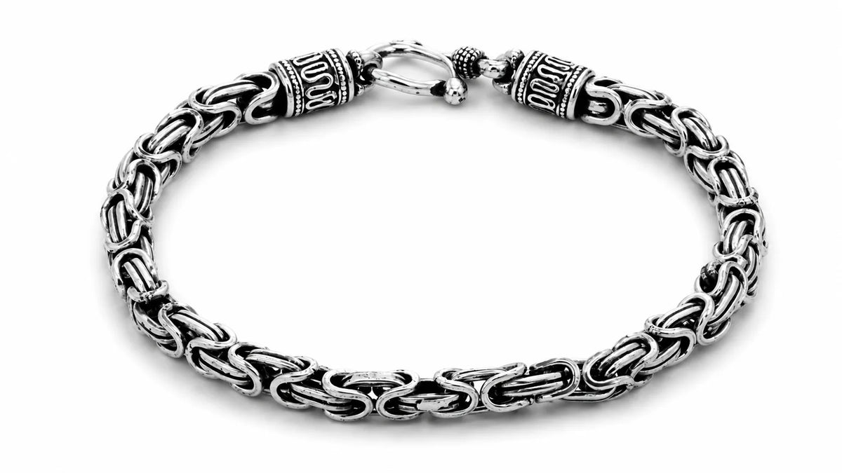 Byzantine Oxidised Bracelet for Men 4